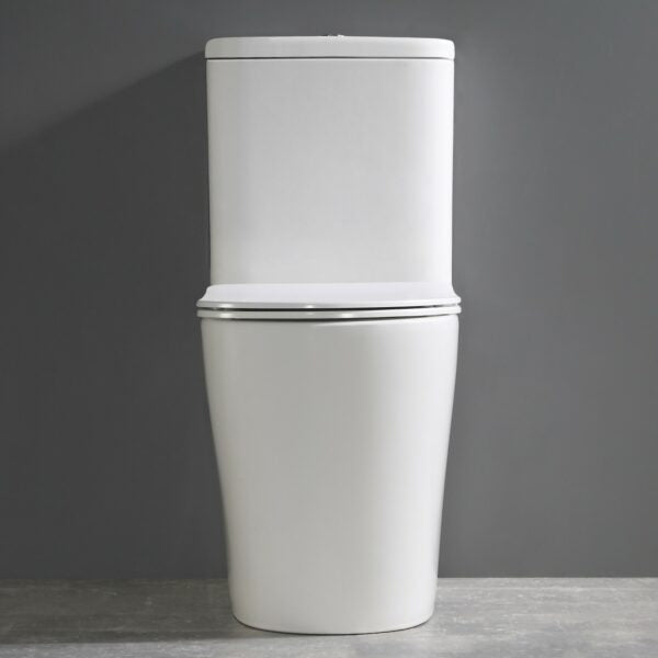 VICTOR Tornado Flush Nano Back to Wall Toilet Suite – Gloss White  Toilet Suite