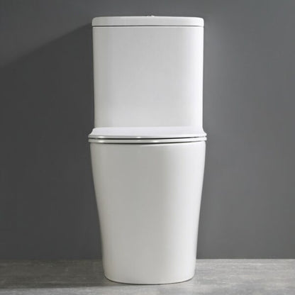 VICTOR Tornado Flush Nano Back to Wall Toilet Suite – Gloss White  Toilet Suite