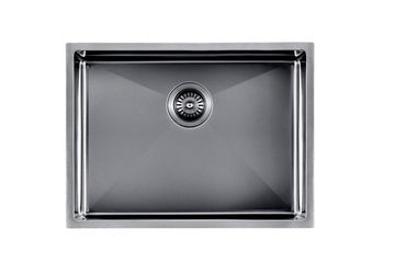Satin Stainless Steel Handmade Single Bowl Sink for Flush Mount and Undermount