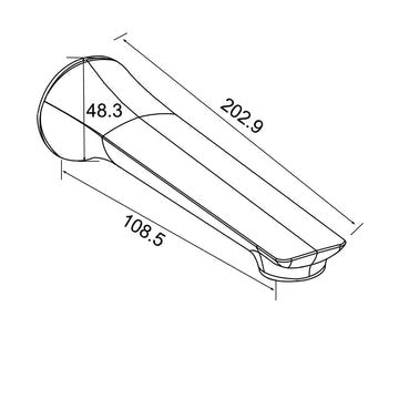 AU Bathtub/Basin Wall Spout