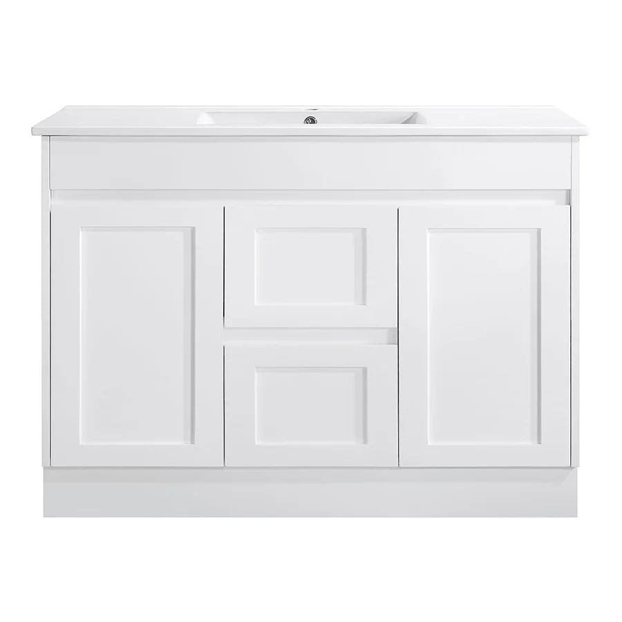 Luna Wall Hung Vanity - Gloss White 