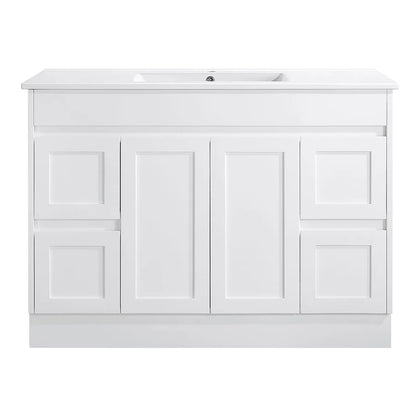 Luna Wall Hung Vanity - Gloss White 