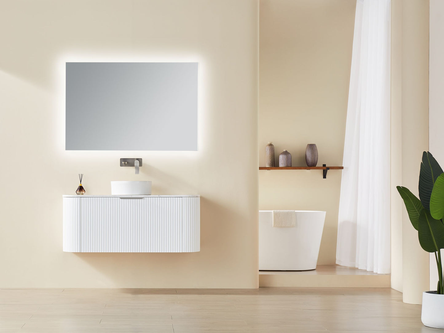 AVALON Wall Hung Vanity- 2 Color's & 6 Sizes Available