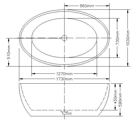 LUCIA Freestanding Bathtub