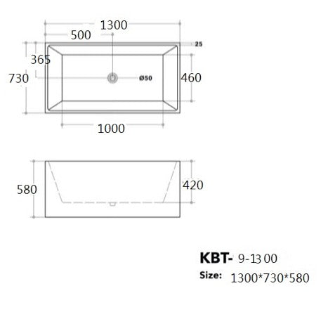 QUBIST Freestanding Bathtub