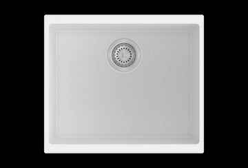 Carysil Enigma 100S Single Bowl Granite Kitchen/Laundry Sink Top/Flush/Under Mount