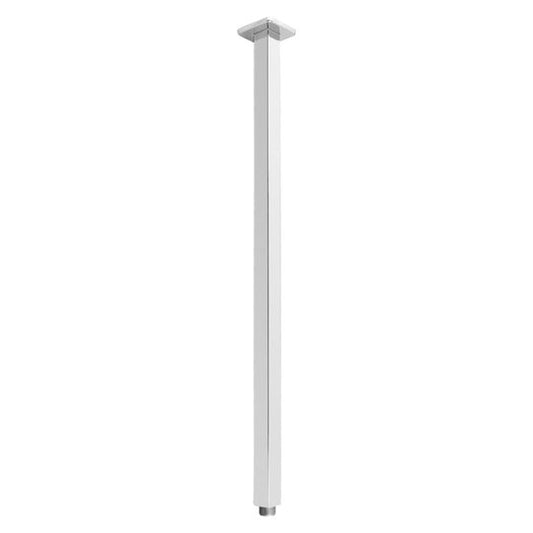 Square Chrome Ceiling Shower Arm 600mm