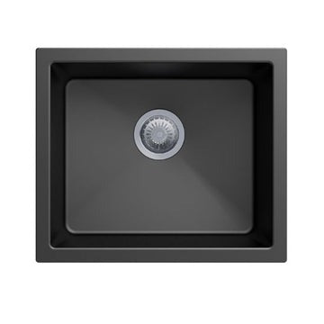 Carysil Salsa Single Bowl Granite Kitchen/Laundry Sink Top/Flush/Under Mount