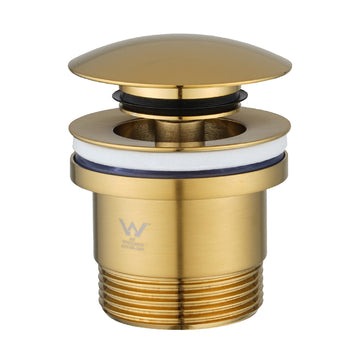 Brushed Brass Pop Up Waste Universal