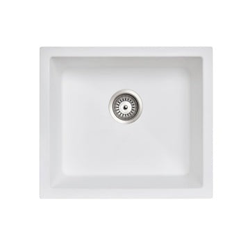 Carysil Salsa Single Bowl Granite Kitchen/Laundry Sink Top/Flush/Under Mount