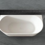KIRA Back To Wall Bathtub - 2 Sizes Available.