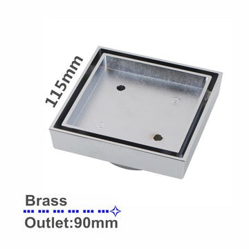 Smart Tile Square Floor Waste Drain 90mm