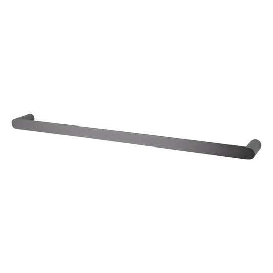 RUSHY Gun Metal Grey Single Towel Rail - 600mm , 800mm