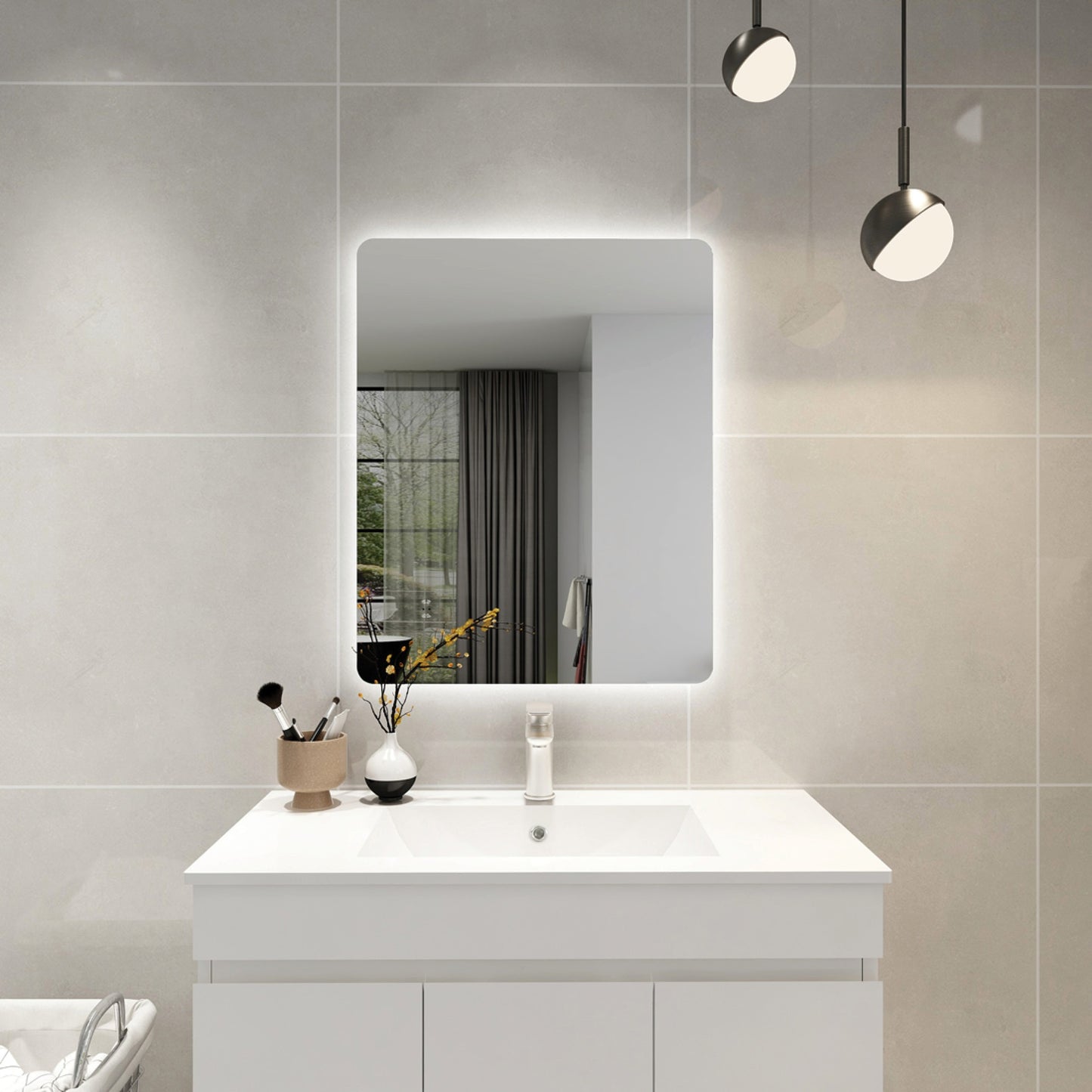 LED Backlit Mirror - 2 Sizes Available