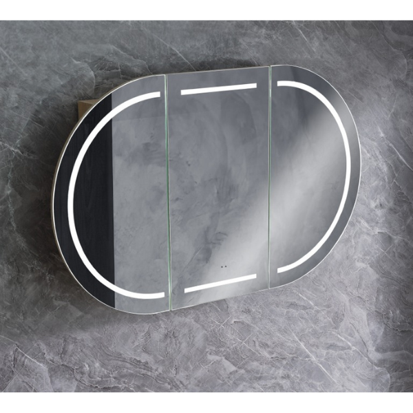 Amber LED Shaving Cabinet 