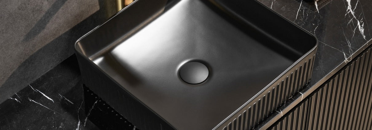 CASCADE Above Counter Basin - 6 Shapes & 3 Color's Available