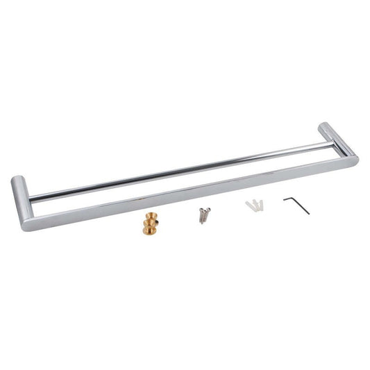 RUSHY Chrome Double Towel Rail - 600mm , 800mm