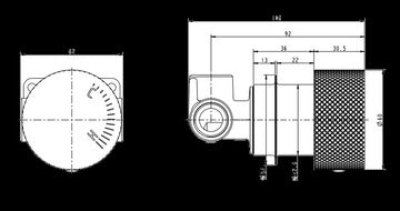 Round Progressive Wall Mixer Main Body  Accessories
