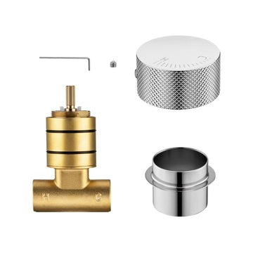 ROUND PROGRESSIVE WALL MIXER HANDLE  SHOWER/BATH MIXER
