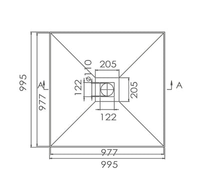 SMC Tile Tray with Grate