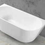 HANNAH Back To Wall Bathtub - 3 Sizes Available.