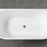 HANNAH Back To Wall Bathtub - 3 Sizes Available.
