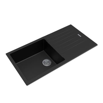 GRANITE STONE KITCHEN SINK WITH DRAINBOARD TOP/UNDERMOUNT