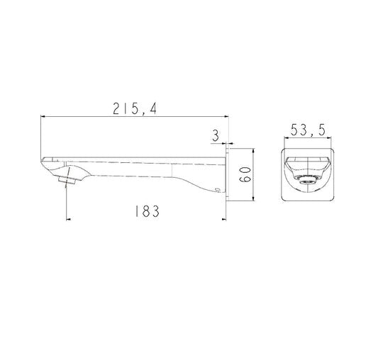 NORICO ESPERIA Bath Spout  Bathroom Basin Mixer