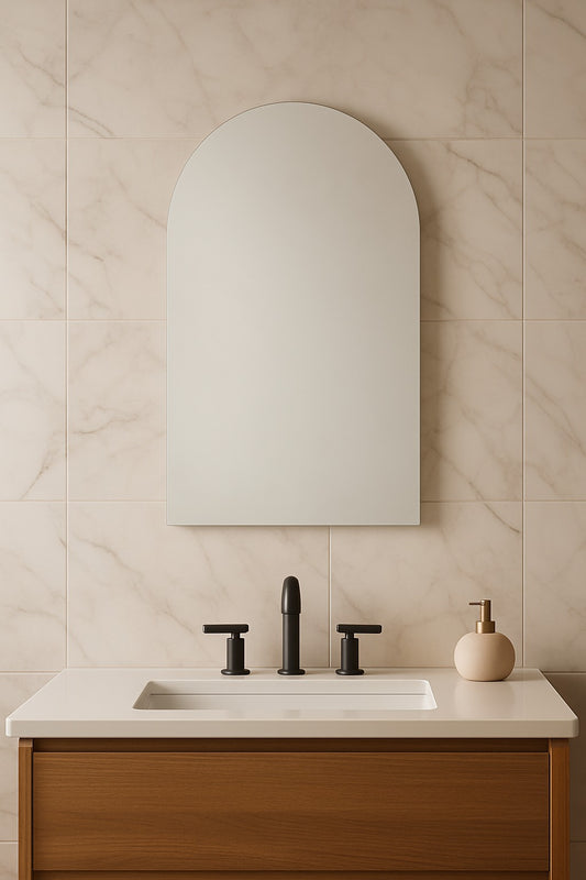 Pencil Edge Arch Mirror