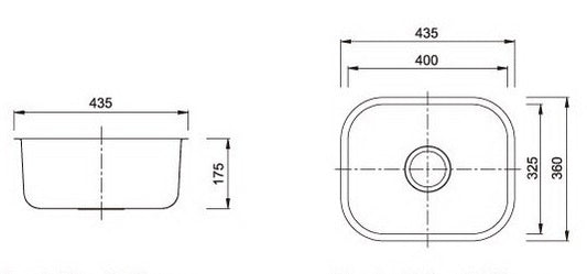 MORO 20L Undermount Sink