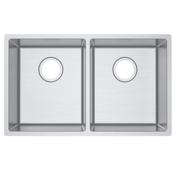 Handmade Double Bowls Top/Undermount Kitchen/Laundry Sink