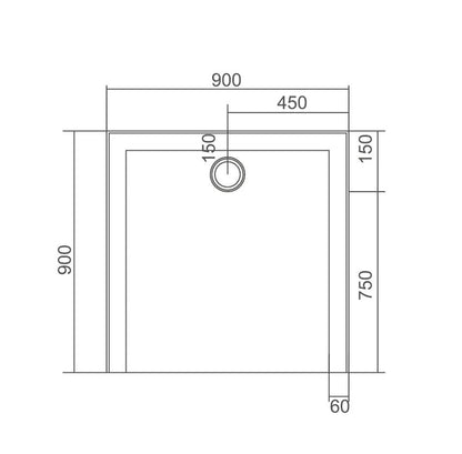 SMC Shower Base 