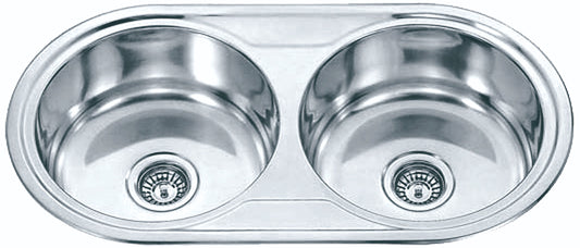 DANTE Double Bowl Round Sink