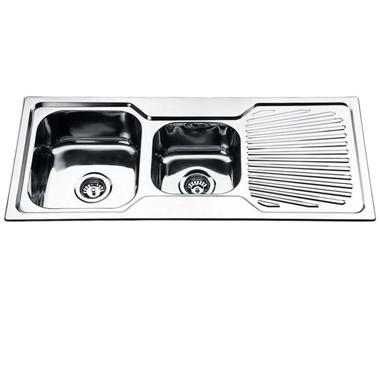 DANTE Square 1 & 3/4 Sink with Tap Hole and Drainer