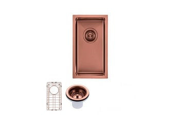 Handmade Top/Undermount Single Bowl Kitchen Sink