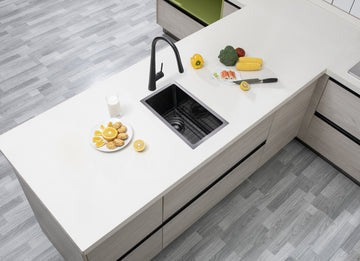 Handmade Top/Undermount Single Bowl Kitchen Sink