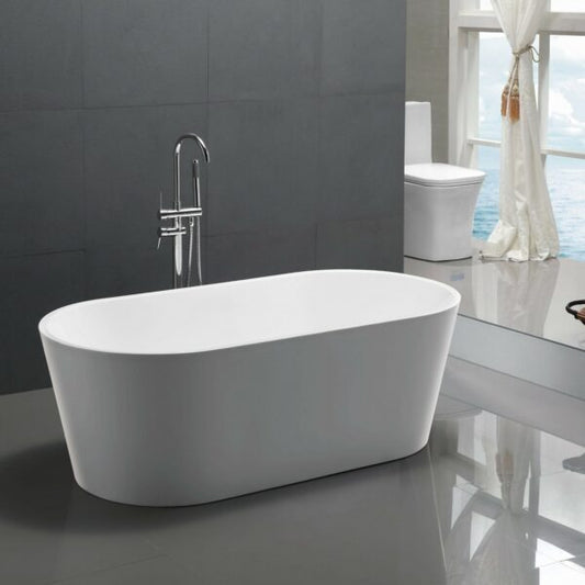 BOSTON 1500 Freestanding Bath Tub Gloss White  Bathtub