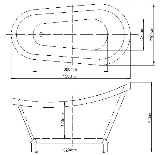 ESPADA Freestanding Bathtub