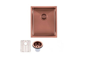 Handmade Top/Undermount Single Bowl Kitchen Sink