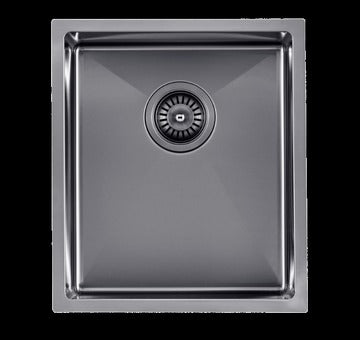Handmade Top/Undermount Single Bowl Kitchen Sink