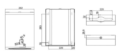 MOBI Paper Towel Dispenser with Viewing Window  Towel Dispenser