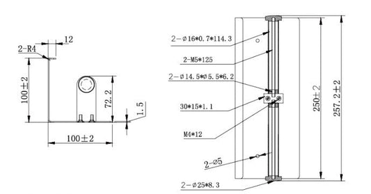 MOBI Double Toilet Roll Holder with Cover  Toilet Paper Holder