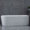 VICTOR 1700mm Right Hand Corner Bathtub Gloss White  Bathtub