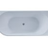 VICTOR 1700mm Right Hand Corner Bathtub Gloss White  Bathtub
