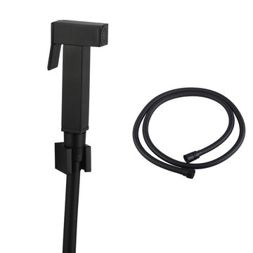 Brass Square Black Toilet Bidet Spray Kit