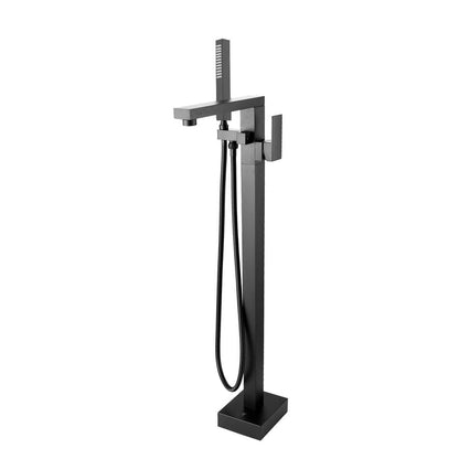 Square Freestanding Bath Mixer With Handheld Shower (In 4 Colours) 