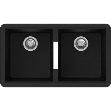 CARYSIL Double Bowl Granite Undermount Kitchen Sink  Kitchen Sink