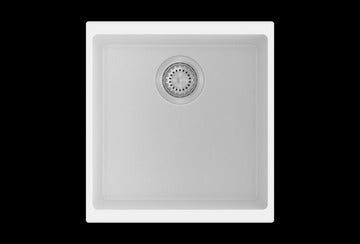 Carysil Enigma 100M Single Bowl Granite Kitchen/Laundry Sink Top/Flush/Under Mount
