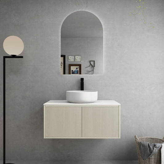 BELLEVUE Wall Hung Vanity - 2 Color's & 5 Sizes Available