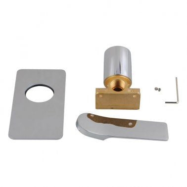 RUSHY Square Chrome Built-in Shower Wall Mixer